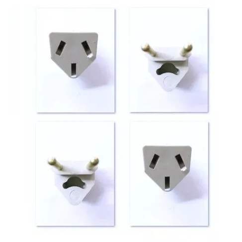 Adaptador de Tomada Argentina x Micro Ondas x Ar Condicionado Tomada Australiana 2 Pinos Plug de Tomada Argentina Pino Chato Tomada Australia