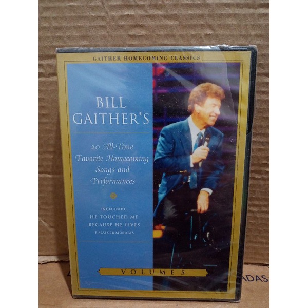 DVD BILL GAITHER'S 20 ALL TIME FAVORITE HOMECOMING SONGS AND PERFORMANCES (ORIGINAL-LACRADO)