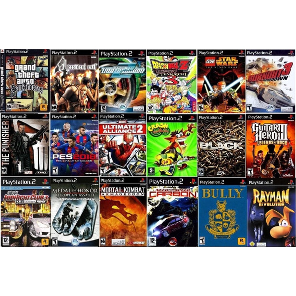 Top 10 jogos de ps2 da minha infância.