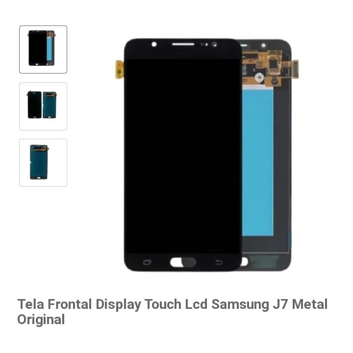 Tela frontal samsung j7 metal oled  excelente qualidadeTem uma enorme tela Touchscreen de 5.5 polegadas com uma resoluçã