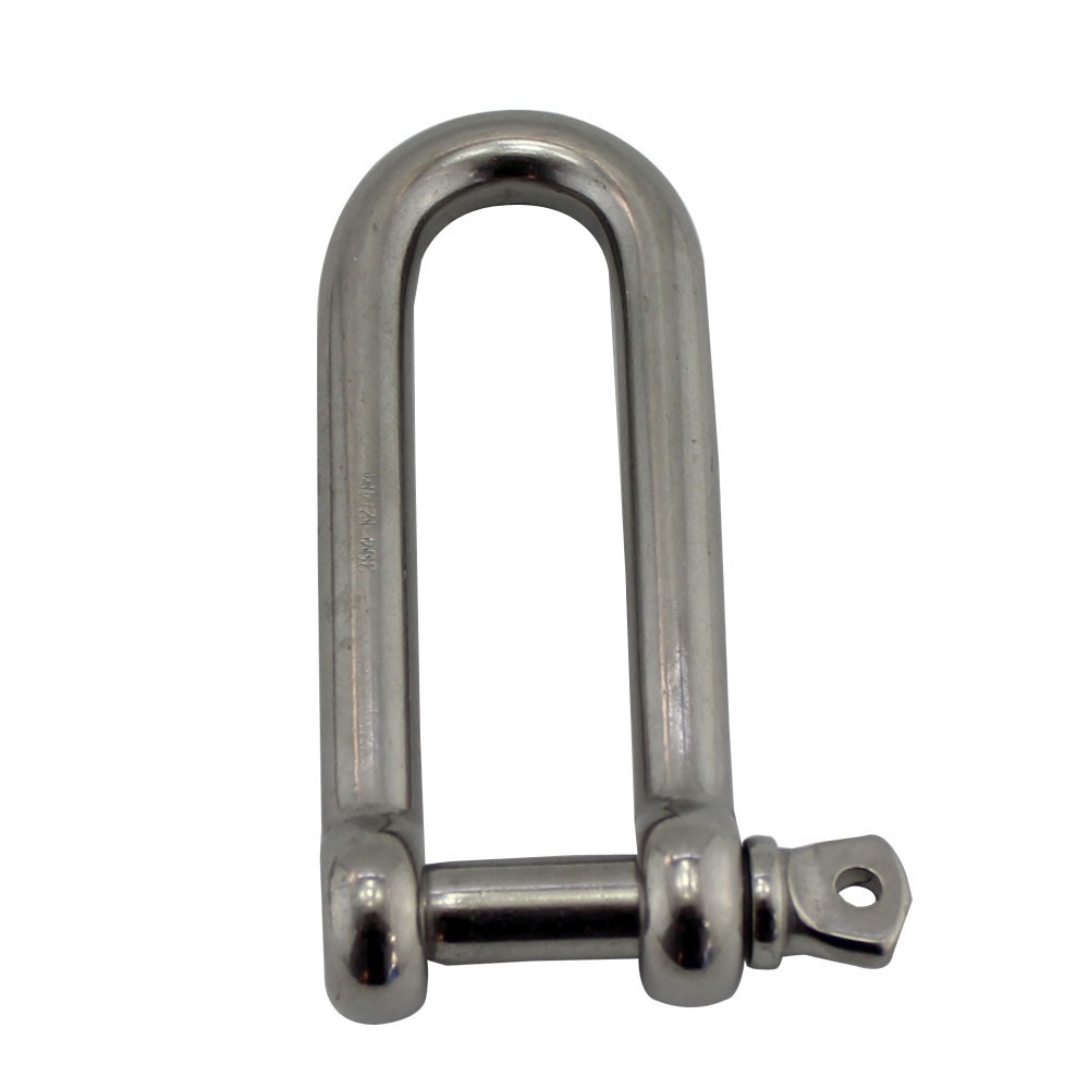 Tornel Manilha Longa Reta Em Aço Inox 6 X 48 Mm Carga 13 Kn