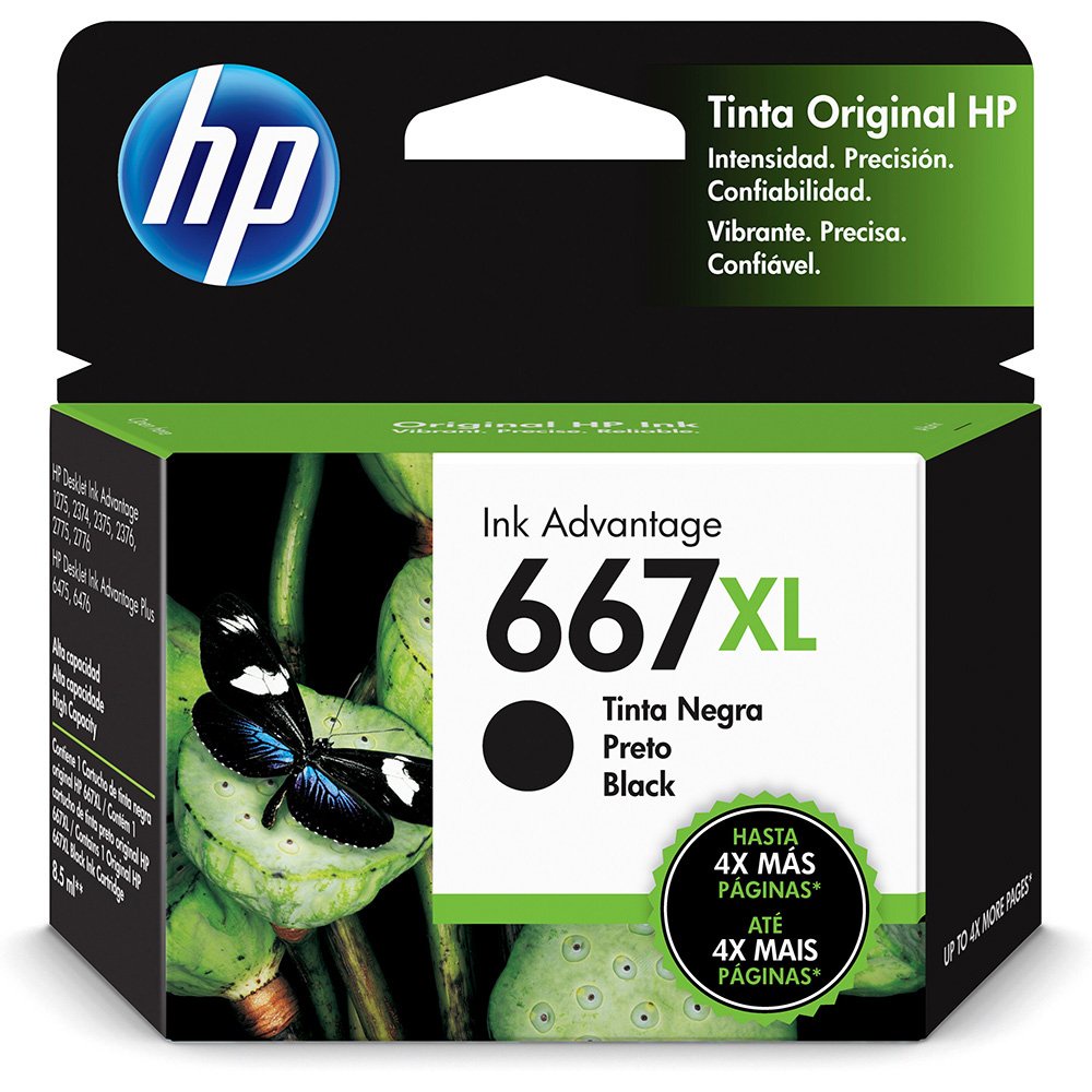 Cartucho Hp 667 Xl Black Original
