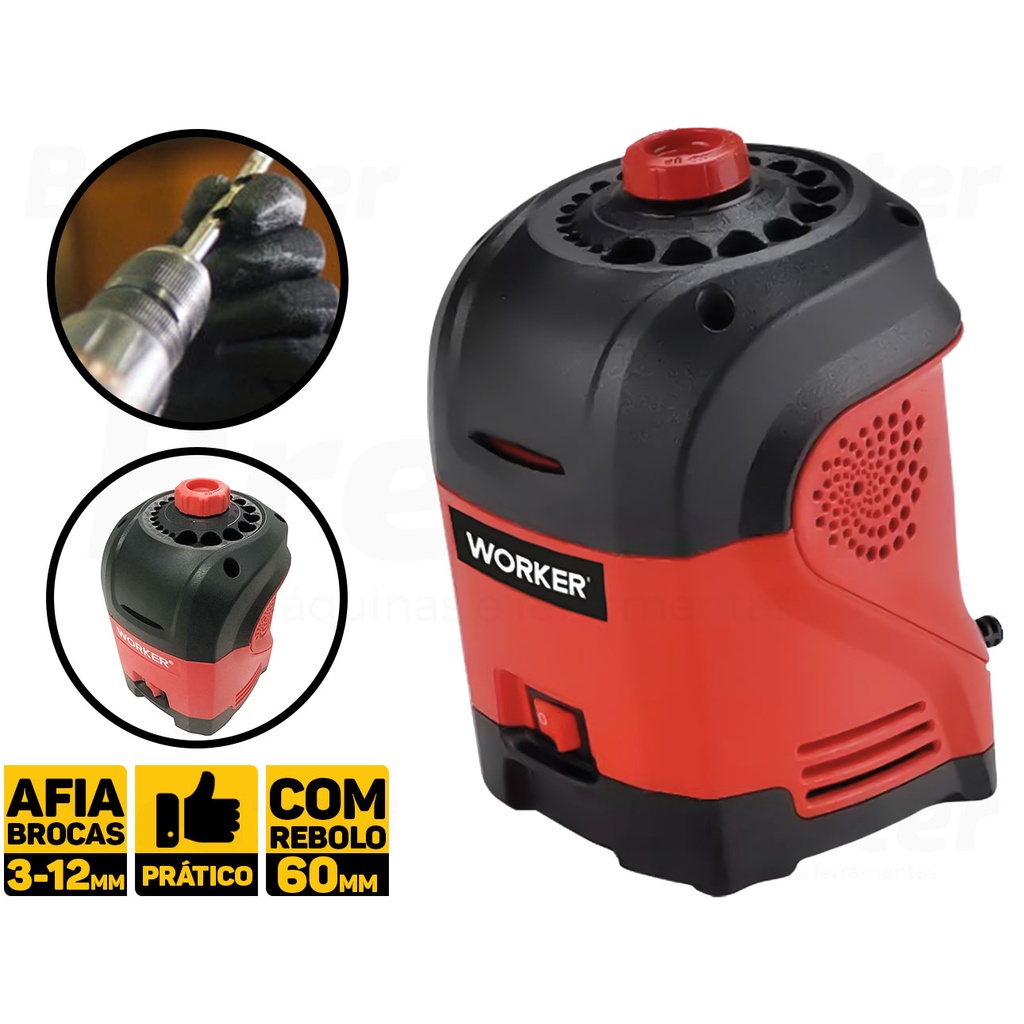 Afiador De Brocas Elétrico 3mm A 12mm 127v 220v 95w Oferta - Escorrega ...