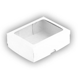 Caixa com Visor S18 11,5x15,5x3,5cm Branca 10un - Assk Rizzo em Oferta na Shopee