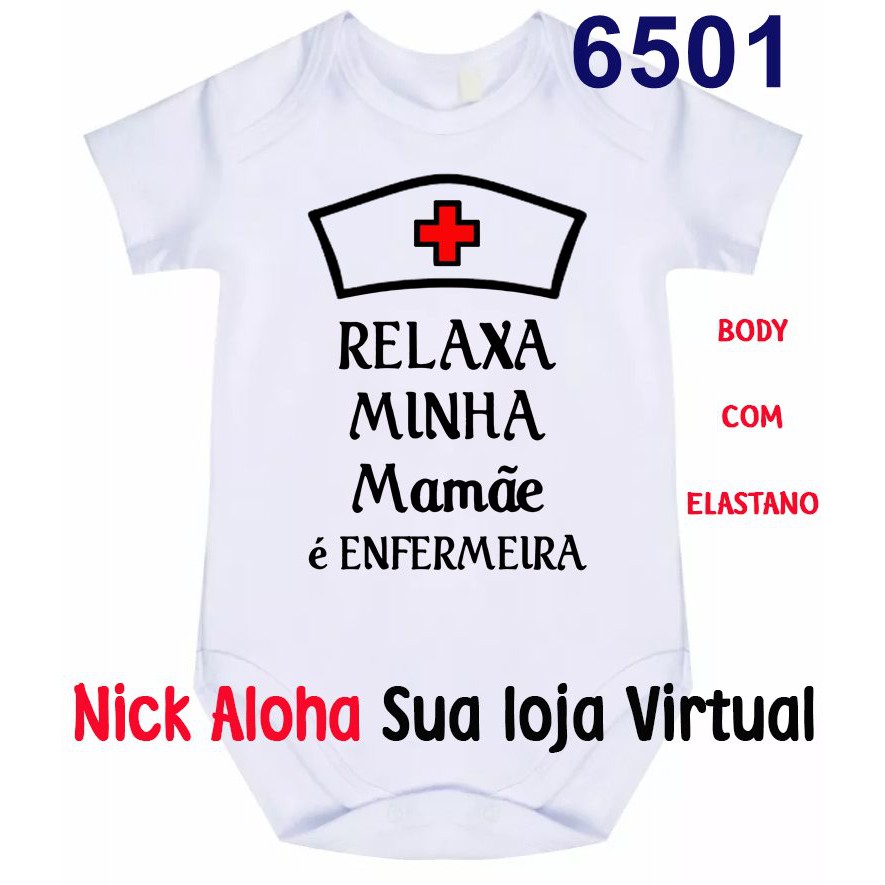 Boby Bebê Relaxa Minha Mamãe ou papai É Enfermeira (o) em Oferta na Shopee