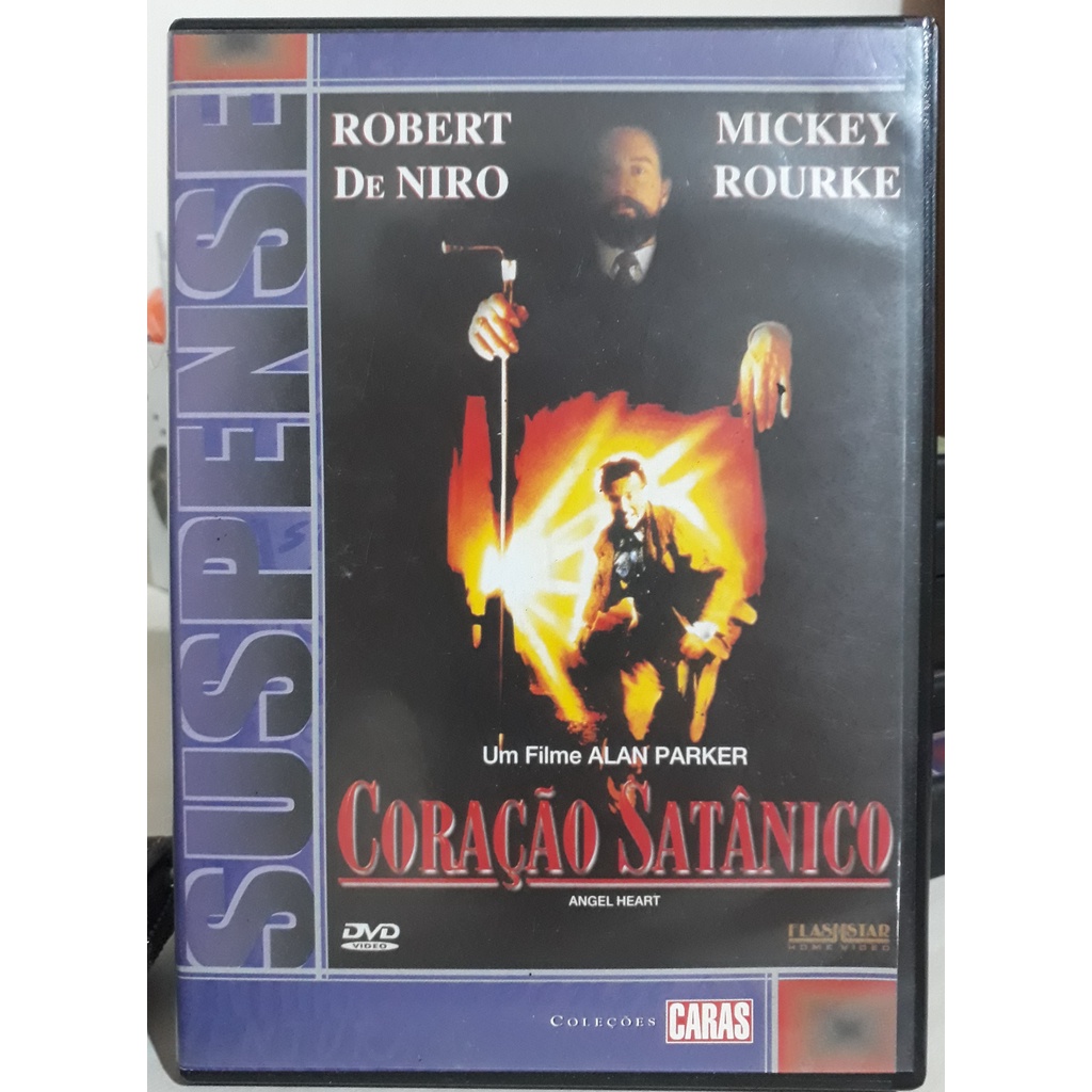 Dvd Coração Satânico Robert De Niro Mickey Rourke Alan Parker revista caras