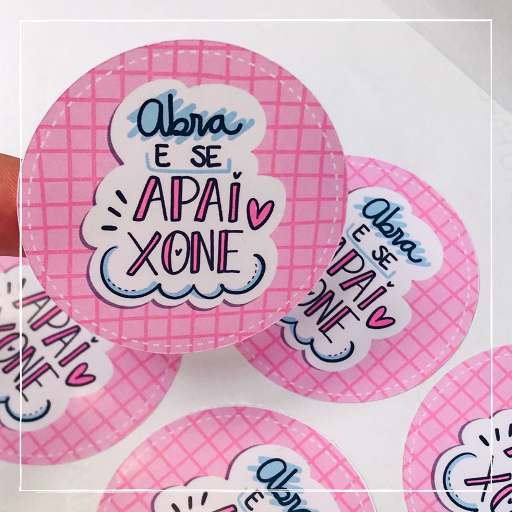 Adesivos personalizados / 20 unidades