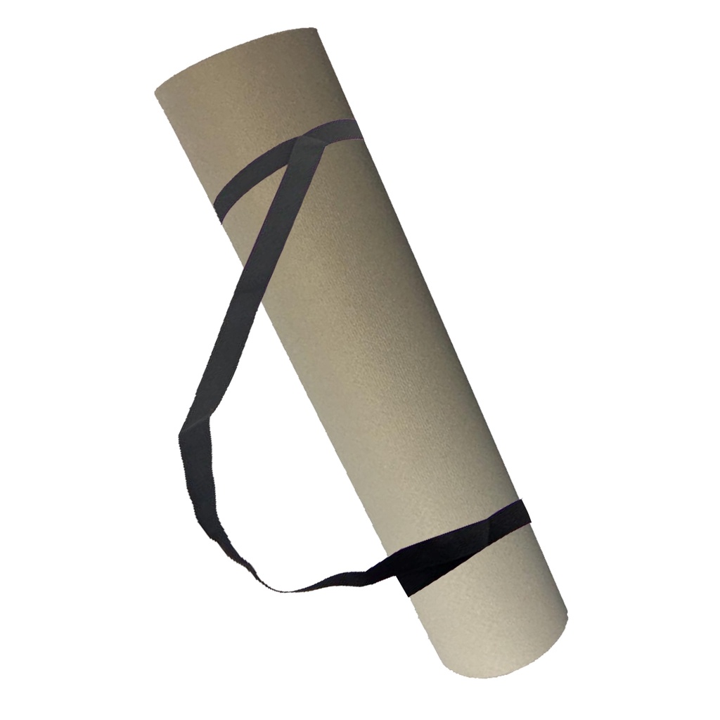 Tapete Colchonete para Yoga 5mm com Alça 170x60cm Rythmoon Cinza