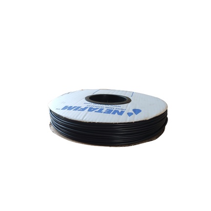 Microtubo Preto SPE 5x3mm 50 Metros Flexível Netafim Irrigação jardim horta estufa