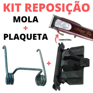 Kit Plaqueta + Mola P/ Máquinas Corte Senior Magic Clip em Oferta na Shopee