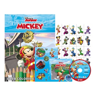 Kit 5 em 1 com DVD Disney - Mickey Dia de Pescaria