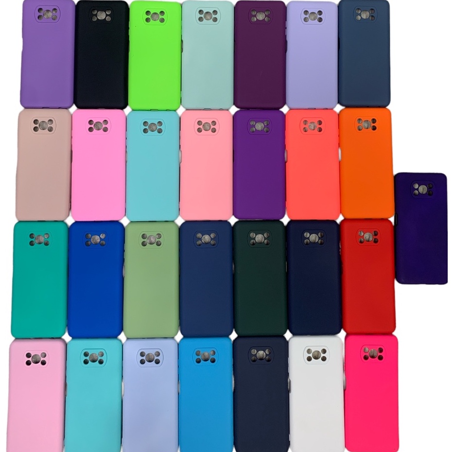 Capa Capinha de Veludo dentro para Xiaomi Poco X3