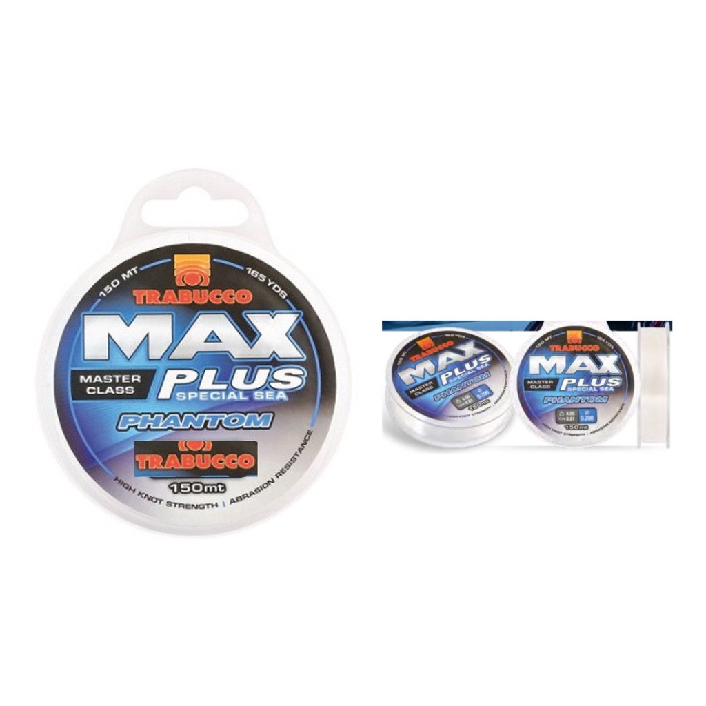 Monofilo Max Plus Phantom 150 mt Trabucco (0,18 mm