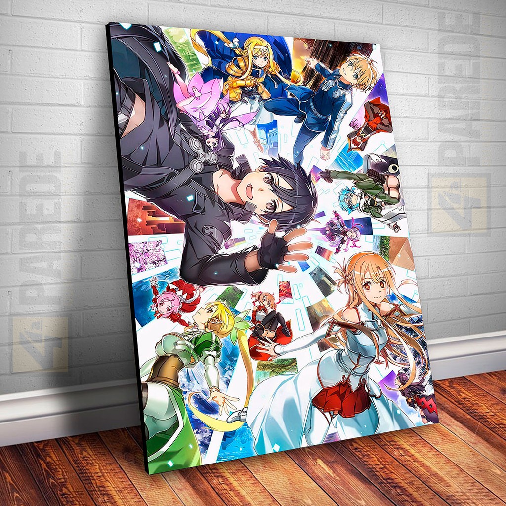 Placa Decorativa Anime Sword Art Online #A300