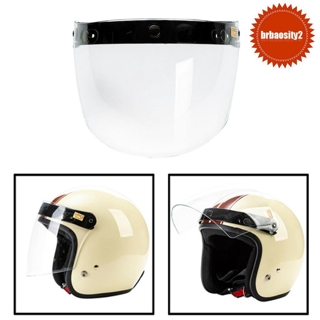 Brbaosity2 Capacete De Sol Retrô Com Escudo Aberto De 3 Encaixes Universal  | Shopee Brasil