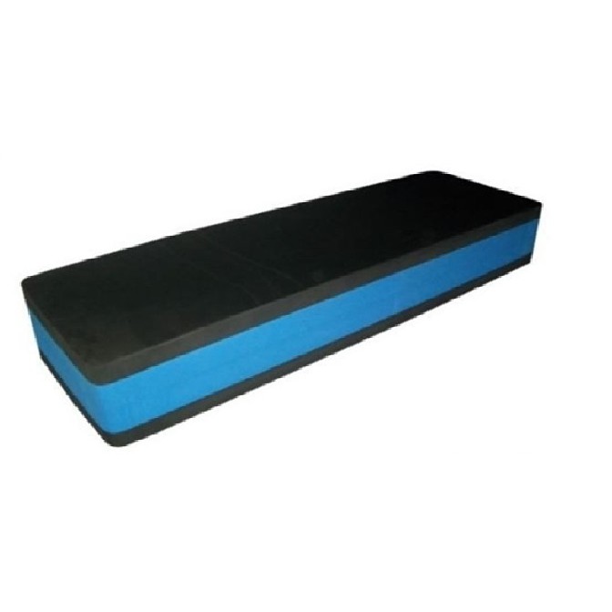 Step Aérobico Eva 60x30x15 Preto/Azul Rythmoon