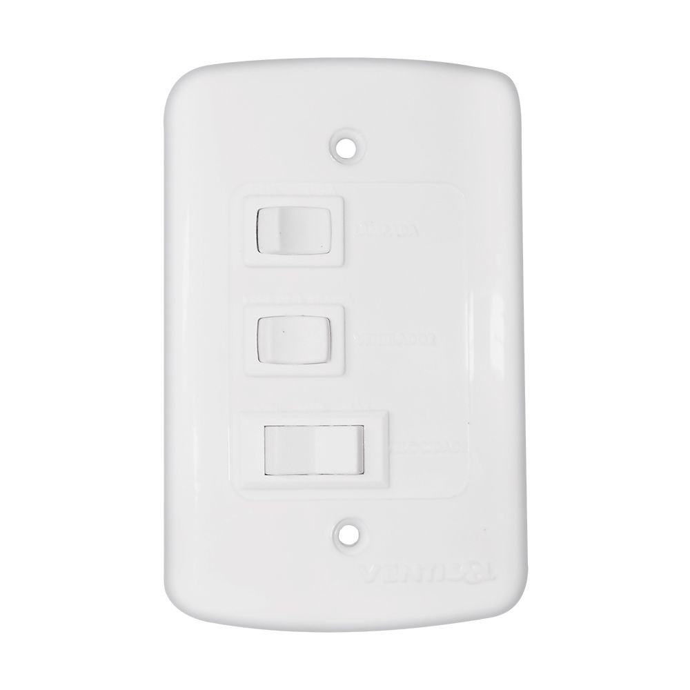 Detalhes do Ventilador de Teto Ventisol Fenix Branco 3 Pás, Cv3, 02 Lâmpadas Led Inclusas