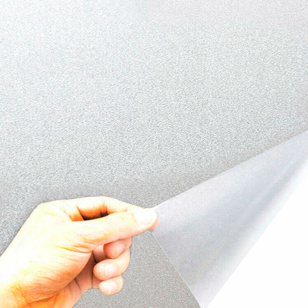 Adesivo Vinil Jateado Cristal Para Janela, Porta e Box de Banheiro Rolo 1m