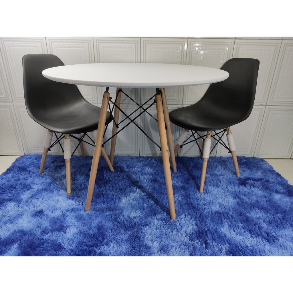 Toalha De Mesa Redonda Charles Eames Eiffel Tampo 90cm