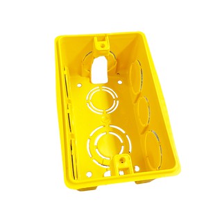 Caixa De Luz 4x2 Amarela - Kit C/ 30 Unidades Obras Construcao