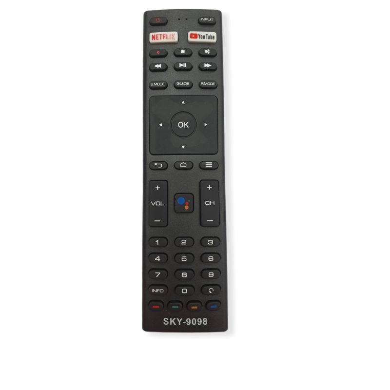 Controle Remoto da Tv led Jvc Smart  Android 4k sem comando Voz Rcm5