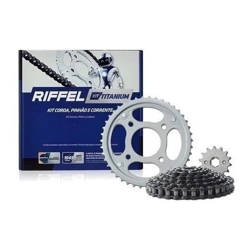 Kit Relação Original Riffel - Transmissão Suzuki Yes Intruder 125
