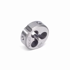 Cossinete Manual Aço Rápido HSS Rosca Métrica Fina MF Bitola M3 13,0020 ROCAST