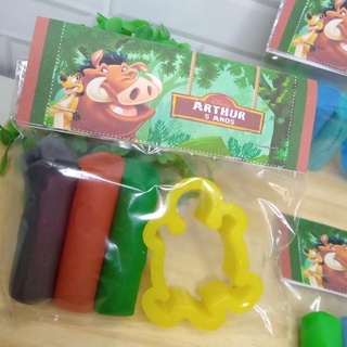 Massinha com Cortador Personalizados Para Aniversário Infantil