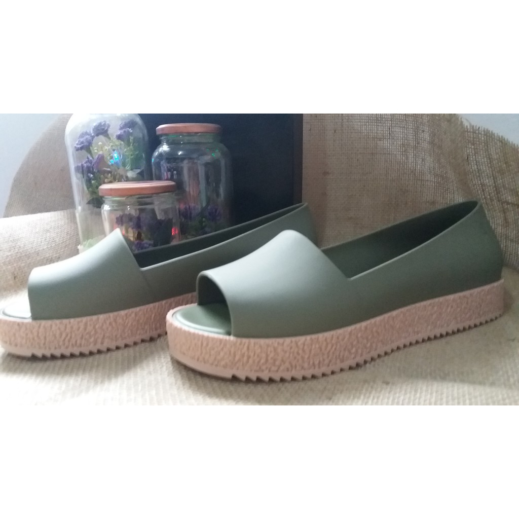 Melissa Puzzle verde/bege n.38