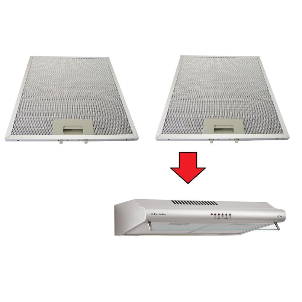 Kit 2 Filtros Alumínio Para Coifa DE60X  Electrolux