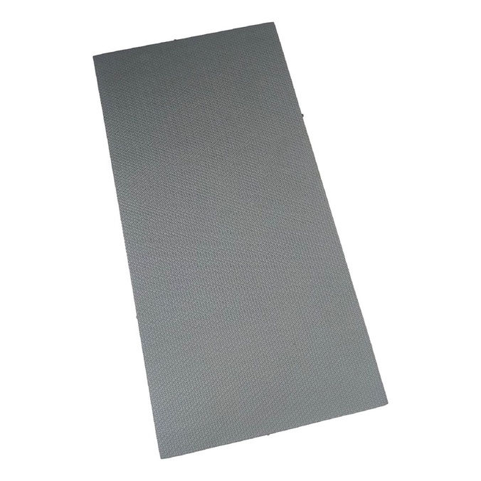 Colchonete Tatame Tapete EVA 100x50x1cm 10mm Cinza Escuro Ioga Pilates Ginástica Academia Yoga