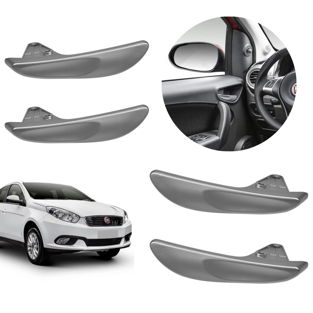 Gatilho Puxador Maçaneta Interna Grand Siena Após 2012 - 4 Peças em Oferta na Shopee