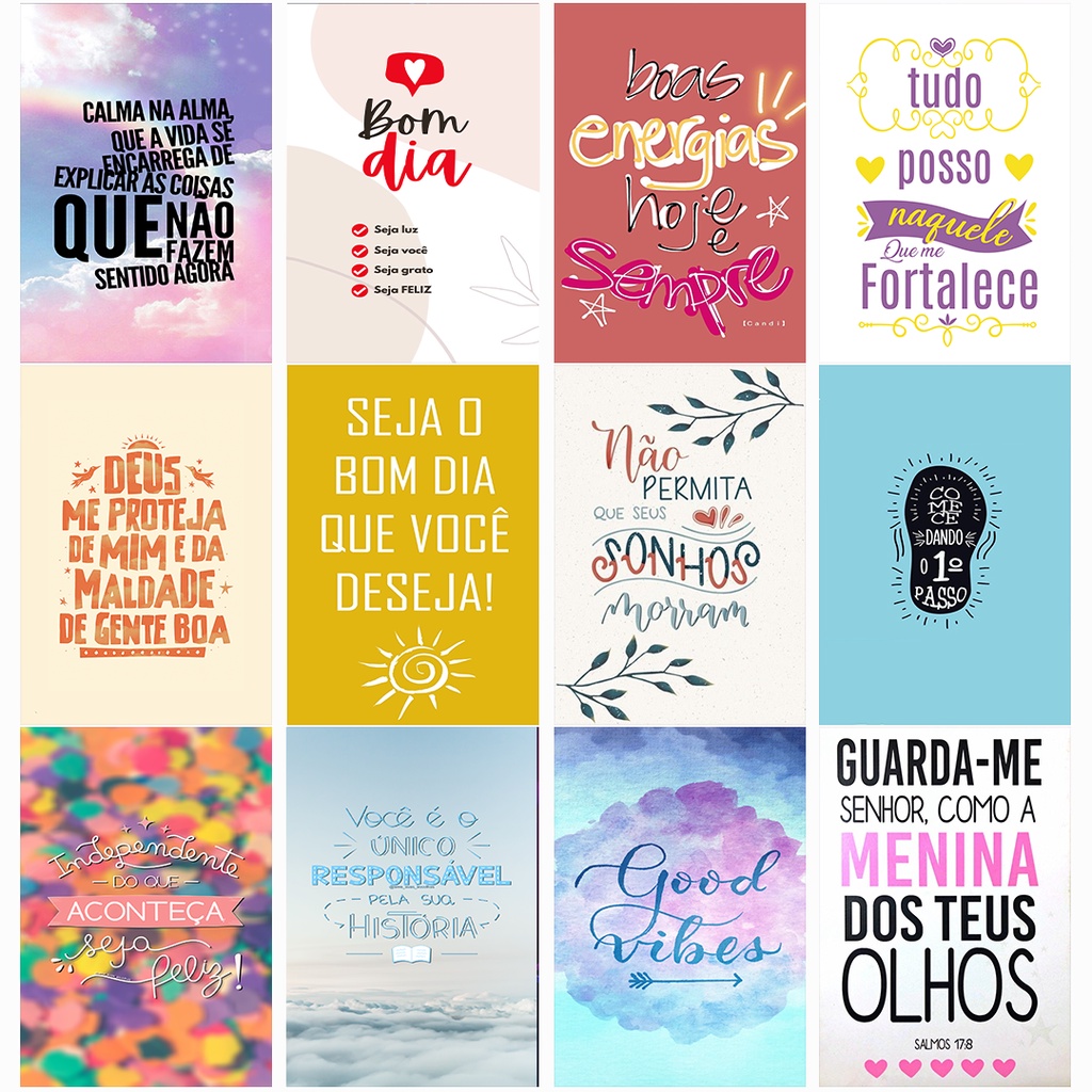 Frases Bonitas Motivacionais Placas Decorativas Frases Decoração | Shopee  Brasil