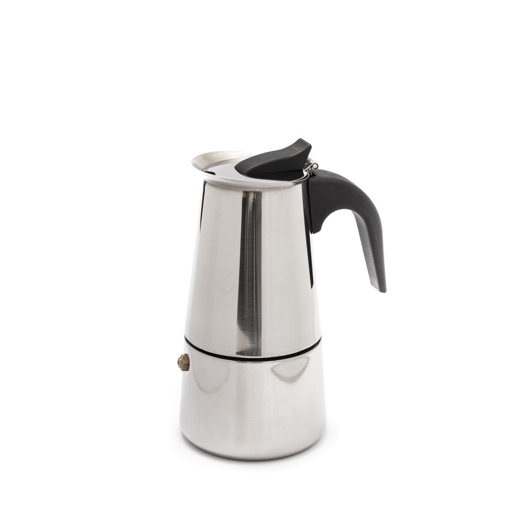 Cafeteira Aço Inox Italiana 300 ML Serve 6 Xícaras Café Expresso