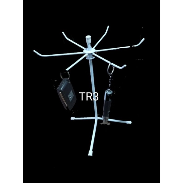 Porta Chaveiros E Meieiro Aranha Bijuterias Giratório para balcão expositor - white