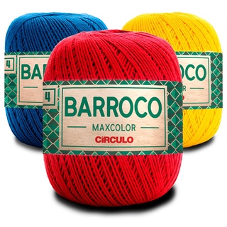 [Parte 2] Barbante Barroco Maxcolor nº4 - (200g)