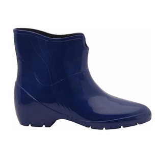 Bota Galocha De Borracha Ideal P/ Limpeza Chuva Azul PAT RCA 23