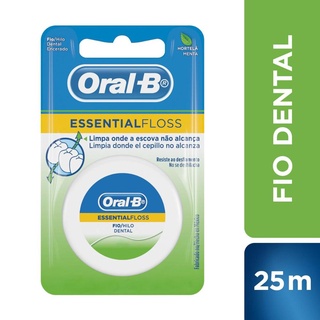 Fio Dental Oral-B Essential Floss Hortelã/Menta 25m