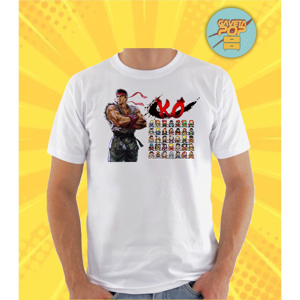 Camiseta Street Fighter , Ryu | Shopee Brasil