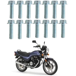 Kit parafusos tampa motor lateral esquerda+direita CB400 1980 a 1983 CB450 1984 a 1994 Honda