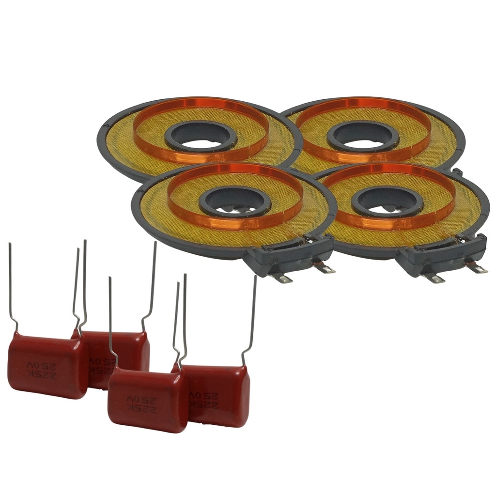 Kit 4 Reparo Super Twetter St 200 Paralelo com 4 Capacitores