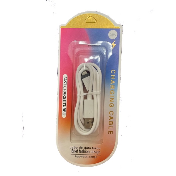 Cabo Carregador Usb Turbo Lightning 25W ultra rápido Fast charge