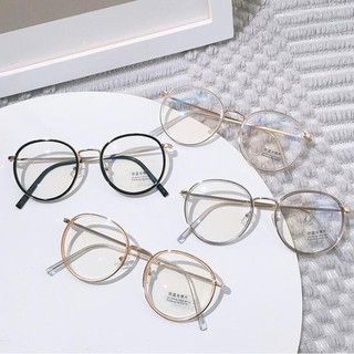 bingo women fashion anti-blue light round frame glasses
