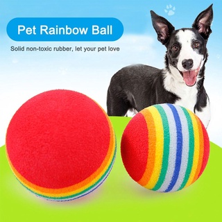 Pet Brinquedo Bola Colorido EVA Brinquedos De Segurança De Borracha Para O Gato Do Cão Jogar Boa Empresa