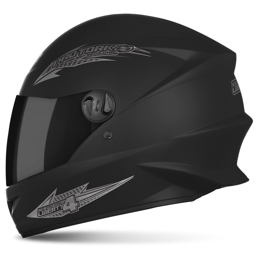 Capacete De Moto Pro Tork New Liberty 4 + Viseira Fumê em Oferta na Shopee