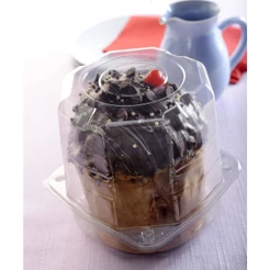 10~50 caixa embalagens panetone 500 gramas com visor Ref.: G 33 16x16x16 cm natal 2025 (CHOCO)