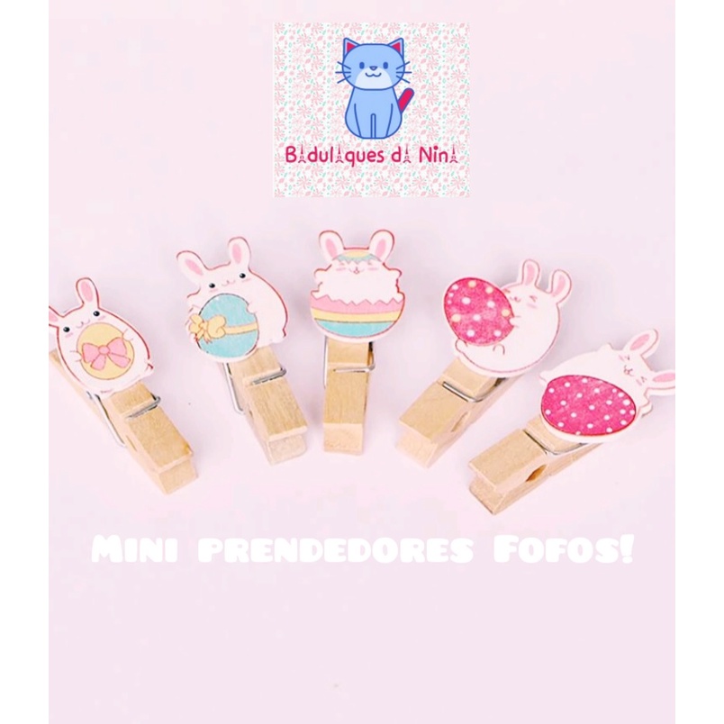 Mini Prendedores Decorados