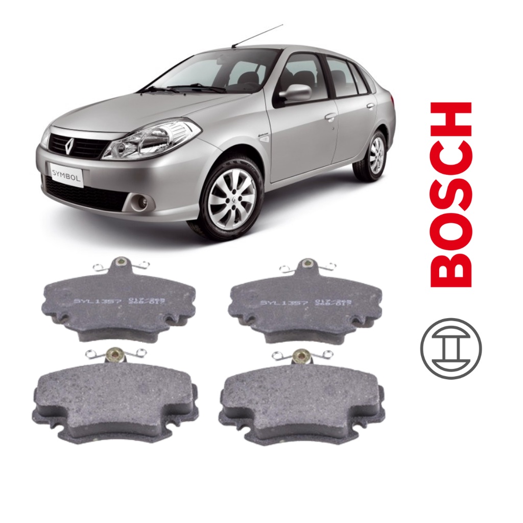 Jogo de Pastilha Freio Dianteira Original Bosch Renault Symbol 2008 2009 2010 2011 2012 2013 em Oferta na Shopee