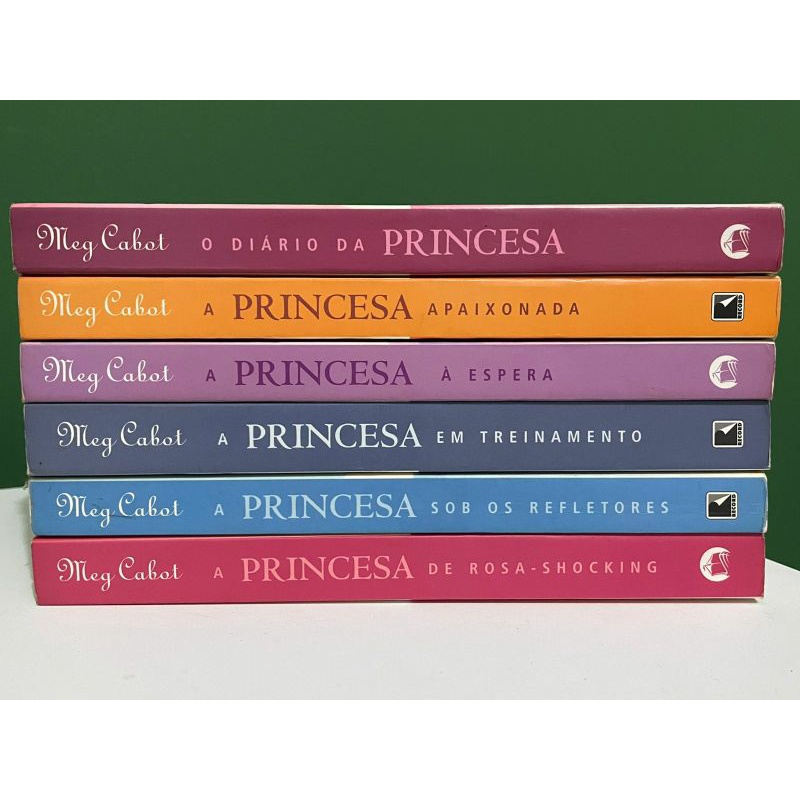 Livros O Diário da princesa Meg Cabot (kit com 6 livros).