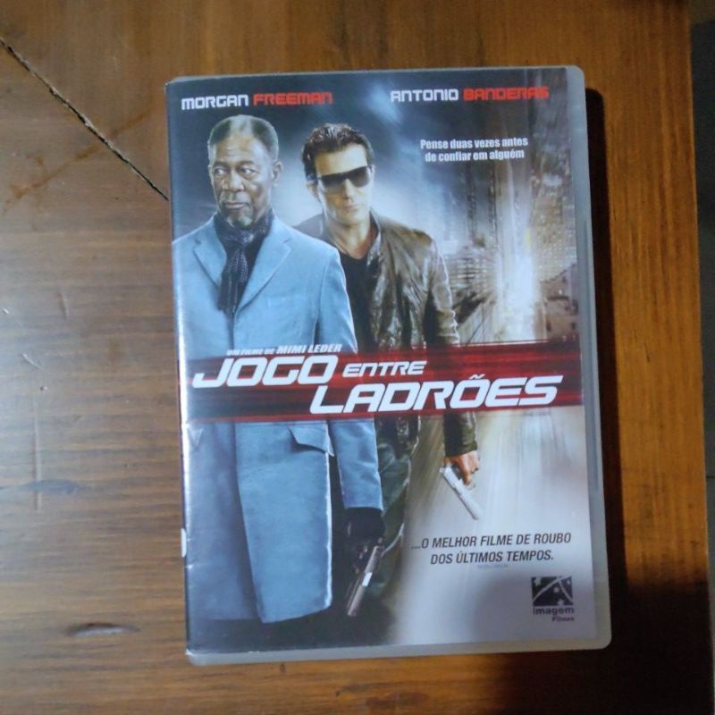DVD Original Jogo entre Ladrões Morgan Freeman Antonio Banderas
